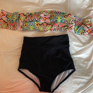 Pattern Bikini Set